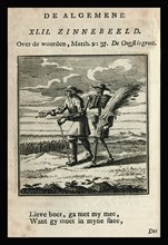 Rancher and Skeleton 1764