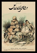 Judge Magazine: Brice, Boodle and Cleveland 1889