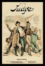 Judge Magazine: Razzle-Dazzled 1889