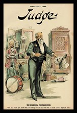 Judge Magazine: The Presidential Prestidigitateur 1889