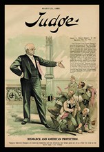Judge Magazine: Bismarck and American Protection 1888