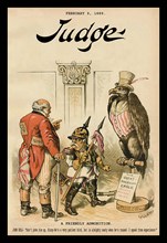 Judge Magazine: A Friendly Admonition 1889