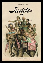Judge Magazine: His Own Boss 1889