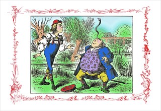 Alice in Wonderland: Father William Balances an Eel