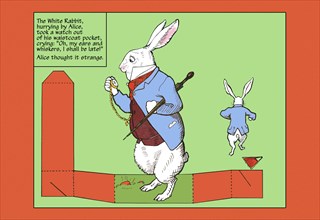 Alice in Wonderland: The White Rabbit - Cutout 1930