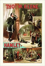 Thos W. Keene as Hamlet 1884