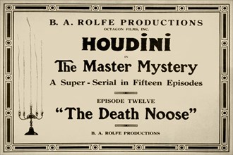 Houdini in The master mystery a super-serial in fifteen episodes 1920