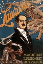 Laurant magician, illusionist, entertainer 1913