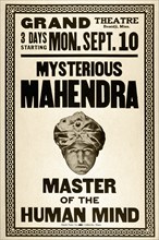 Mysterious Mahendra master of the human mind 1923