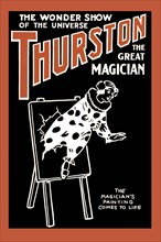 Painting to Life: Thurston the great magician the wonder show of the universe 1925