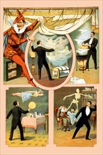 Zan Zig performing in four magic vignettes 1899