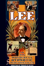 Lee in his wonderful hypnotic performances 1898