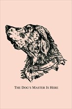 The Dog's Master is Here 1880