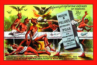 Mason & Pollard's Anti-Malaria Pills 1890