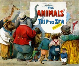 Animals Trip to the Sea 1900