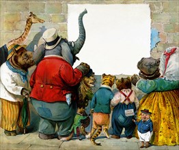 Animals at the Wall 1900