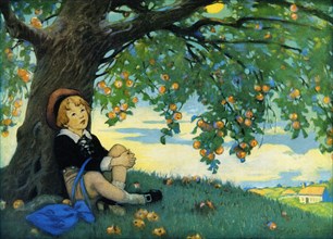 Boy Under an Apple Tree