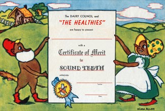 Certificate of Merit for Sound Teeth
