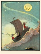 Sailing the Wooden Shoe by Moonlight 1925