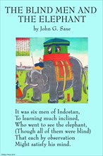 The Blind men & the Elephant 1873