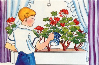 Watering the Plants 1938