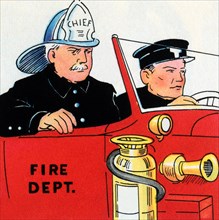 Fire Chief and Driver 1938