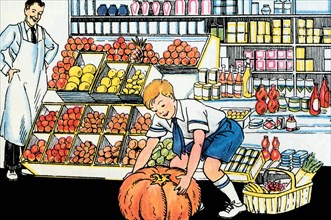 Selecting a Pumpkin 1938
