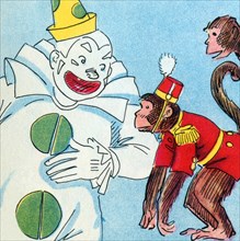 Clown & Monkey 1938