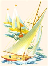 Sailboat Race 1935