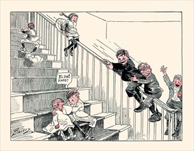 Sliding the Banisters 1912