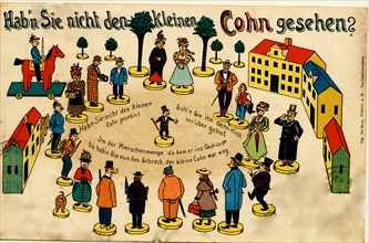 German Anti-Semitic Postcard 1930's