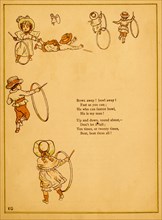 Children Play with Hoops 1875