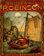 Swiss Family Robinson Book Cover 1890