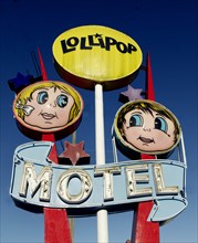 Lollipop Motel sign, Wildwood, New Jersey 2006