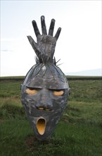 Porter Sculpture Park, Montrose, South Dakota; Monster; Located just off Interstate 90 in the South Dakota Drift Prairie, about 25 miles west of Sioux Falls. Many of the sculptures, in the style of in...