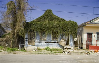 Damaged House after Hurricane Katrina 2005