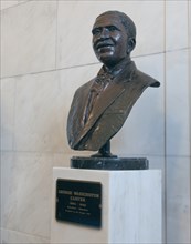 Statue of George Washington Carver at the Alabama Department of Archives and History, Montgomery, Alabama 2010
