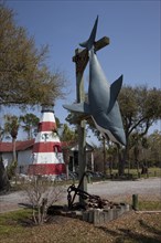 Hanging Shark & Lighthouse 2010