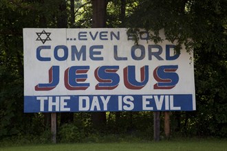 Jesus signs near Carrollton, Alabama 2010