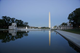 Reflecting Pool on the National Mall with the Washington Monument  2009