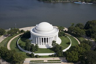 Jefferson Memorial, aerial view, Washington, D.C. 2006