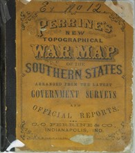Map found with John Wilkes Booth in his escape attempt 1865