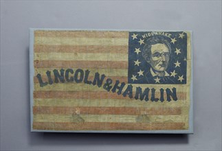 Political Advertisement for the Lincoln-Hamlin ticket 1861