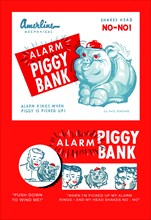 Alarm Piggy Bank 1950