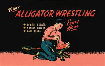Alligator Wrestling 1930