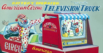 American Circus Television Truck 1950