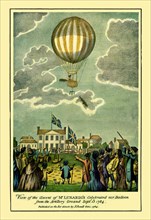 Ascent of Lunardi's Balloon
