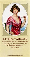 Athlo - Ointment for Croup, Cold or Sore Throat 1890