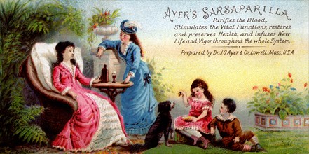 Ayer's Sarsaparilla Purifies the Blood 1890