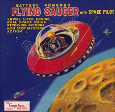 Battery Operated Flying Saucer 1950